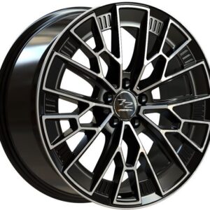 Fondmetal 1972 Glossy Black Machined 9x20 5x112 ET41 CB66,5 60° 775 kg RF19045