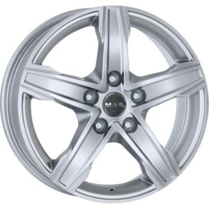 MAK King 5 Silver 7x16 5x108 ET46 CB65,1 Flat 900 kg F70605KSI46GG3X