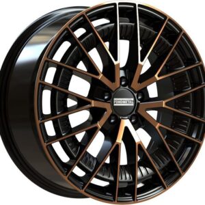 Fondmetal Kari Black Clearcoat Matt Bronze Machined 8x18 5x112 ET45 CB66,5 R14 830 kg RF19283