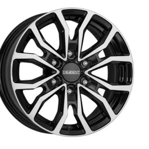 Dezent KC dark Black/polished 6,5x16 6x120 ET50 CB74,6 60° 1350 kg TKCZGBP50E