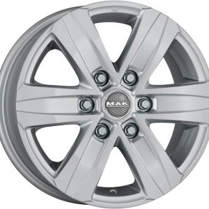MAK Stone 6 Silver 6,5x16 6x125 ET50 CB74,1 60° 1215 kg F65606SSI50QZ
