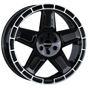 MAK Trek Gloss Black Mirror Ring 9x20 5x108 ET42 CB63,4 60° 1050 kg F9020TKGL42GD3X